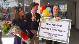 PCH Sweepstakes Winner Marc Friedman From Irvine CA Wins 5000 A Week Forever [upl. by Darton775]