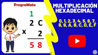 MULTIPLICACIÓN HEXADECIMAL  Ejemplos Resueltos 1 ✔ 💥 [upl. by Giess]