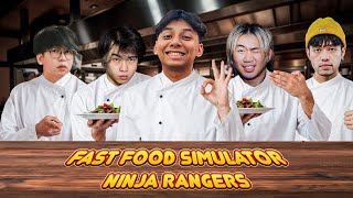 AKU SAMA NINJA RANGER BUKA RESTORAN FAST FOOD  FAST FOOD SIMULATOR [upl. by Gittle79]