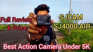 Sjcam 4000 AIR 4k Action Camera  sj4000 AIR full Review and Price  Live Testing [upl. by Ewall]