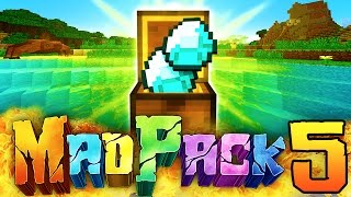 Minecraft MAD PACK 2 quotDIAMOND TRAPquot Episode 5 Ardite Hype King BossExploration [upl. by Arbmik]