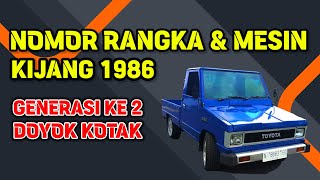 Letak Nomor Rangka Chasis dan Nomor Mesin  TOYOYA KIJANG DOYOK KOTAK TAHUN 1986 kijang [upl. by Rodrique]