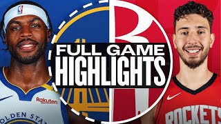 WARRIORS vs ROCKETS FULL GAME HIGHLIGHTS  November 2 2024  Rockets vs Warriors Highlights 2K25 [upl. by Saffier]