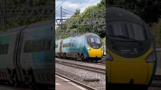 Avanti Climate Pendolino 390121 at speed through Tamworth shorts avantiwestcoast trains [upl. by December]