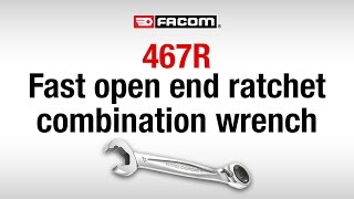 467R  FAST OPEN END RATCHET COMBINATION WRENCH [upl. by Christophe]