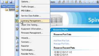 Spirent TestCenter Retrieve the License File [upl. by Ayotl]
