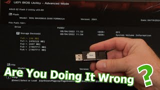 Asus BIOS Update testing some concerns [upl. by Eirrehc629]