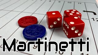 How to Play Martinetti  dice games  Skip Solo [upl. by Orwin]