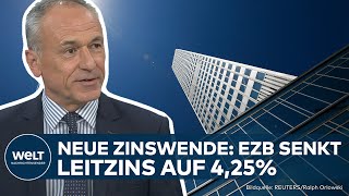 WIRTSCHAFT EZB senkt Zinsen erstmals seit fünf Jahren  Wie reagiert der Finanzmarkt [upl. by Aitak]