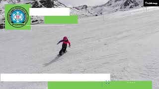 Cours collectifs snowboard enfants Niveau snowboard dargent  Prosneige [upl. by Archy]