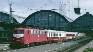 1988 Salonwagenzug mit Baureihe 141 in FrankfurtMain Hbf  Deutsche Bundesbahn  18091988 [upl. by Dur]