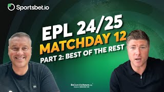 Premier League Preview Part 2  Matchday 12  Paul Robinson and Neil Mellor  202425 premierleague [upl. by Juanita]