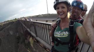 Tandem Base Jump in Idaho with Jenny S [upl. by Orfinger]