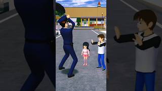 The policeman hit the little girl😭shorts sakuraschoolsimilator shortvideo [upl. by Aeuhsoj]