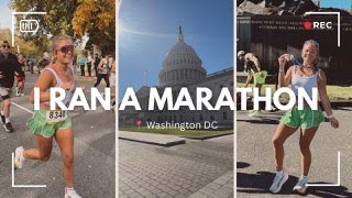 I RAN A MARATHON  amp touring Washington DC [upl. by Alfonso578]