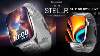 Crossbeats Ignite Stellr💢❗201quot Large Amoled Display💥🤯 Single Chip BT Call⚡⚡crossbeats smartwatch [upl. by Vivie725]