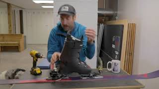 Dynafit Demo Bindings Adjustment Instructions Radical 20 [upl. by Fagen636]