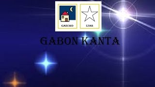 GABEKO IZAR  Gabon Kanta piktogramekin [upl. by Hobart]