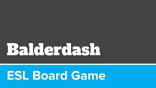 Balderdash ESL Board Game [upl. by Ecirtap]