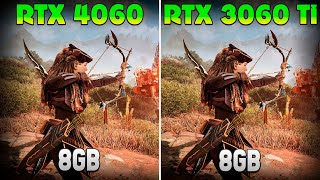 RTX 4060 vs 3060 Ti Benchmark in 8 Games  Which is Better in 2024 [upl. by Giraldo]