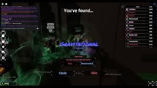 I Got Gravitational In Sols RNG 1 in 2000000 Roblox clip [upl. by Gwendolin]