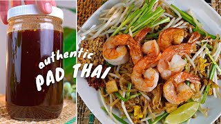 HOW TO MAKE PAD THAI  AUTHENTIC PAD THAI SAUCE [upl. by Reiser]