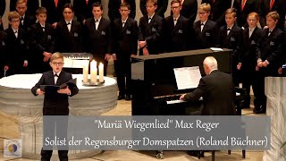 Solist der Regensburger Domspatzen singt quotMariä Wiegenliedquot von Max Reger 2018 [upl. by Ashia]