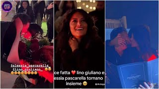 Lino Giuliano e Alessia Pascarella sono tornati insieme le scuse di lui e la sorpresa romantica [upl. by Acinorahs]