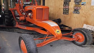 1940s Allis Chalmers W Speed Patrol Grader in Fairlie [upl. by Nabru]