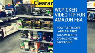 How To Remove Price Tags and Labels Without Damaging The Package  Amazon FBA  eBay [upl. by Dorran]