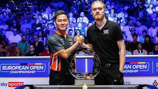 FINAL  JOHANN CHUA VS MICKEY KRAUSE  2024 European Open Pool Championship [upl. by Nilek]