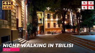 【4K】Night Walking in Tbilisi Gorgia Walking Tour 2024 [upl. by Nosnaj]