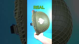 3D printed helmet vs Real helmet 🪖🪖 printed shorts [upl. by Yrrap]