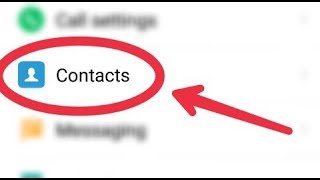 How To Manage Contacts System Apps Settings in Android [upl. by Leahcimnaj]