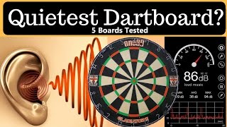 Quietest Dartboard  5 boards tested [upl. by Dyrraj]