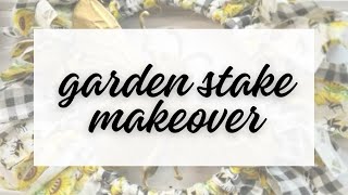 Let’s makeover a Dollar Tree garden stake [upl. by Aztiram332]