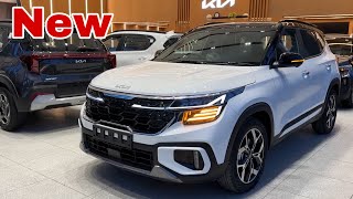 New KIA SELTOS 2024 New Updated Model Panaromic Sunroof 360 Adas  Seltos 2024 White Colour Review [upl. by Nnylasor518]