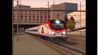 Amtrak ACS64 642  MSTS Version [upl. by Bashee]