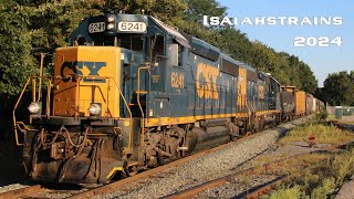 CSX Local Switching in the Golden Hour 9424 [upl. by Diarmid996]