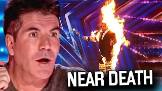 DANGEROUS Acts Gone Wrong On Americas Got Talent [upl. by Eveline]