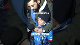 Napoli Frosinone 04 😥 Tifosi napoletani in lacrime [upl. by Nada]