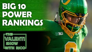 Big 10 Power Rankings  91724  The Valenti Show with Rico [upl. by Nnair]