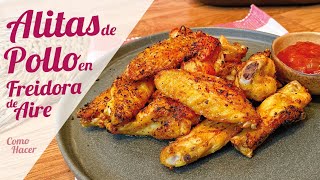 Aquí Cocinando  Alitas de Pollo Buffalo en AirFryer [upl. by Essirahs942]