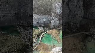 Spectacular waterfalls in Plitvice Lakes National Park Croatia croatia plitvicelakes europe [upl. by Tizes536]