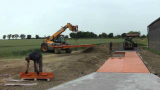 Weighbridge Installation Timelapse [upl. by Anidualc]