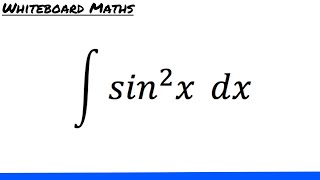 Integral of sin2 x [upl. by Deena552]