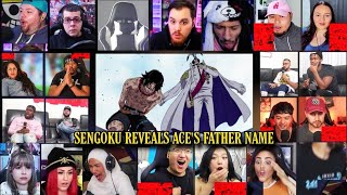 Ace is Gol D Rogers Son Reaction Mashup  Sengoku Reveals Aces Father Name  One Piece Episode 459 [upl. by Deina]