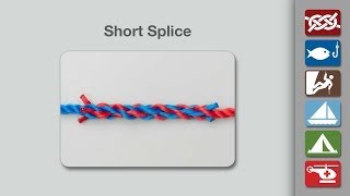 Short Splice Knot  How to Tie a Short Splice Knot [upl. by Zack]