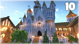 Minecraft How to Build a Medieval Castle  Huge Medieval Castle Tutorial  Part 10 [upl. by Kant]