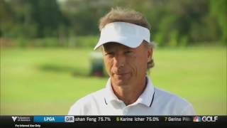 Bernhard Langer talks Sahalee Country Club [upl. by Ehtylb]